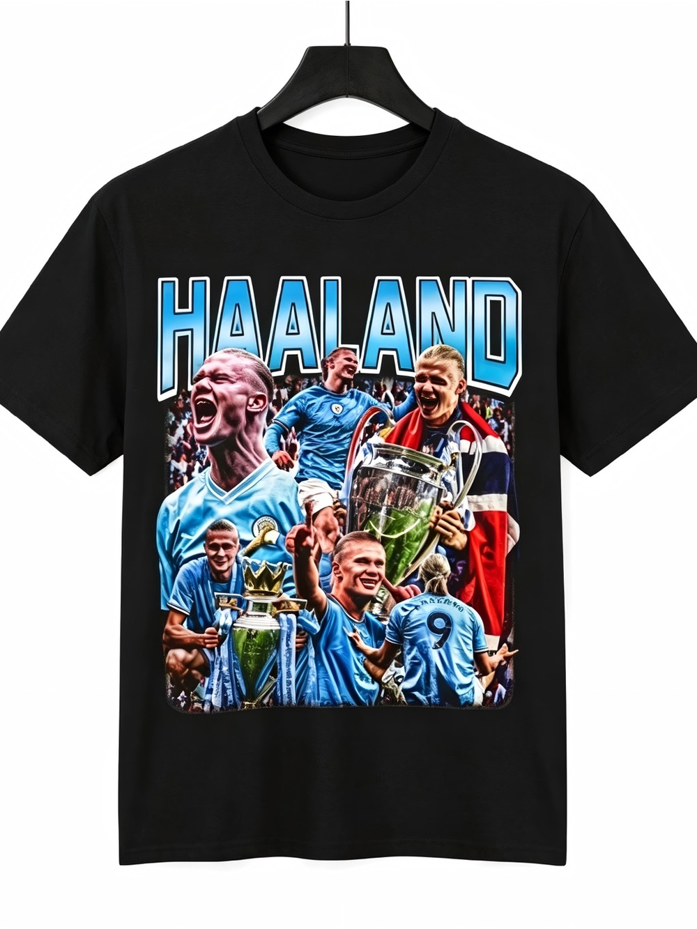 Retro 90S Graphic Erling Haaland Graphics Womens Mens T-shirt Unisex